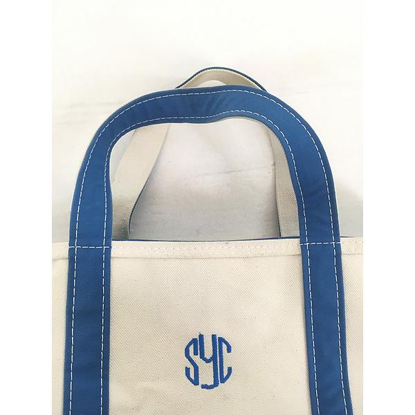 雑貨 古着 00s USA製 LL Bean Boat and Tote 「SYC」 フラップ付