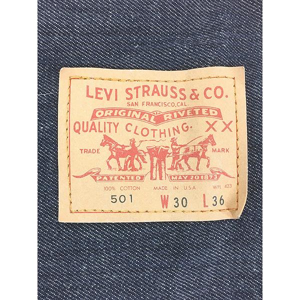 雑貨 古着 70s USA製 Levi's 501 × now! Design 真紺 インディゴ