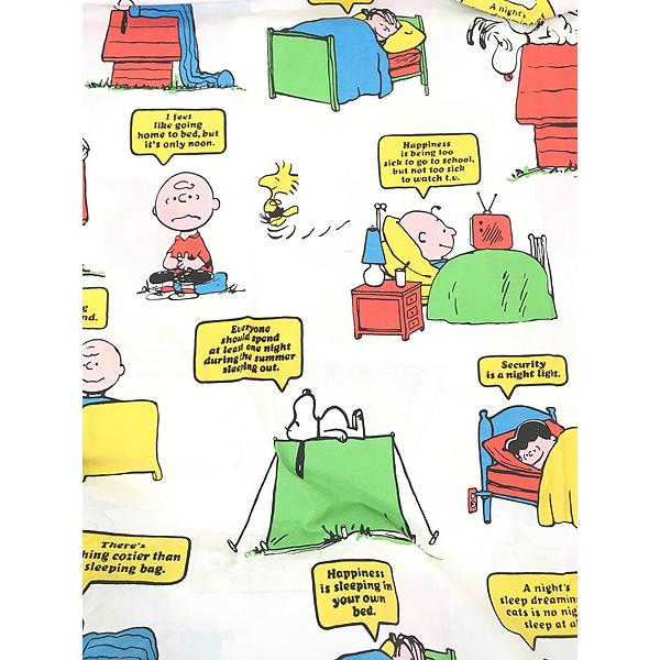 雑貨 古着 70s Snoopy スヌーピーと仲間たち 「sleep」 キャラクター