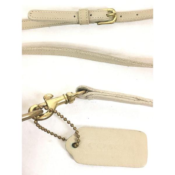 雑貨 古着 90s USA製 OLD COACH 本革 レザー フラップ ショルダー