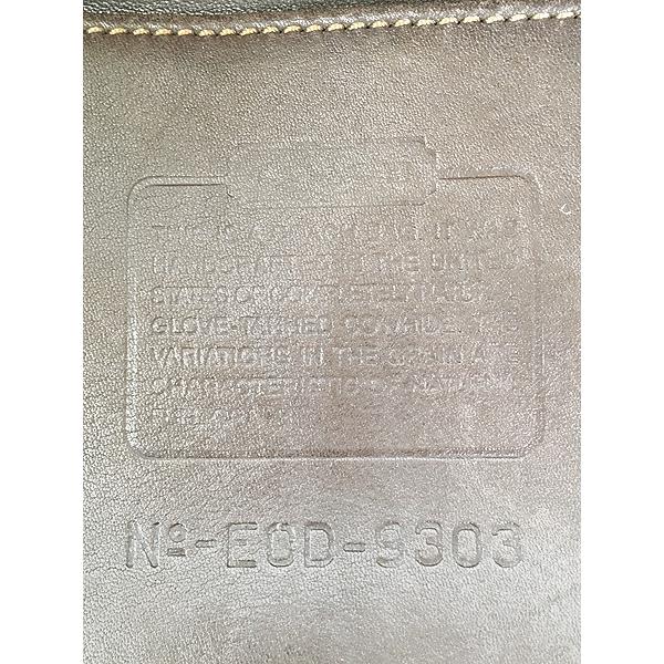 雑貨 古着 90s USA製 OLD COACH 本革 レザー ハンド バッグ 茶 小型