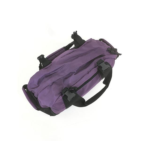 雑貨 古着 90s LL BEAN Adventure Duffle Small 紫×黒 ナイロン ミニ