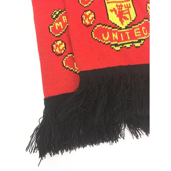 雑貨 古着 Manchester United サッカー チーム アクリル マフラー