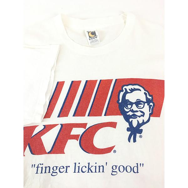 古着 90s KFC Kentucky Fried Chicken 「finger lickin' good