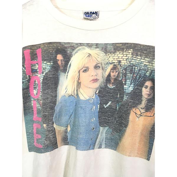 90s HOLE Tシャツ usa製 ヴィンテージ グランジ　コートニーラブ 古着 90s HOLE ホール コートニー ラブ 貴重!! フォト ブートレグ