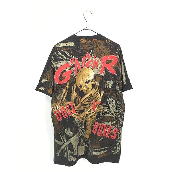 古着 90s GUNS N' ROSES 「Dust Bones」 豪華 スカル ボーン オール