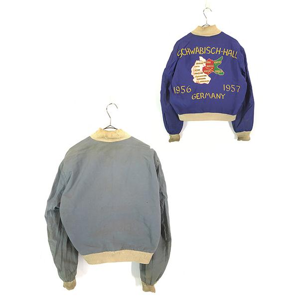 古着 50s 米軍 GERMANY 「SCHWABISCH-HALL」 チェック ライナー