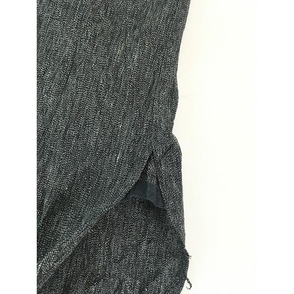 古着 Deadstock!! 40-50s マチ付 丸ポケ 100%コットン ブラック