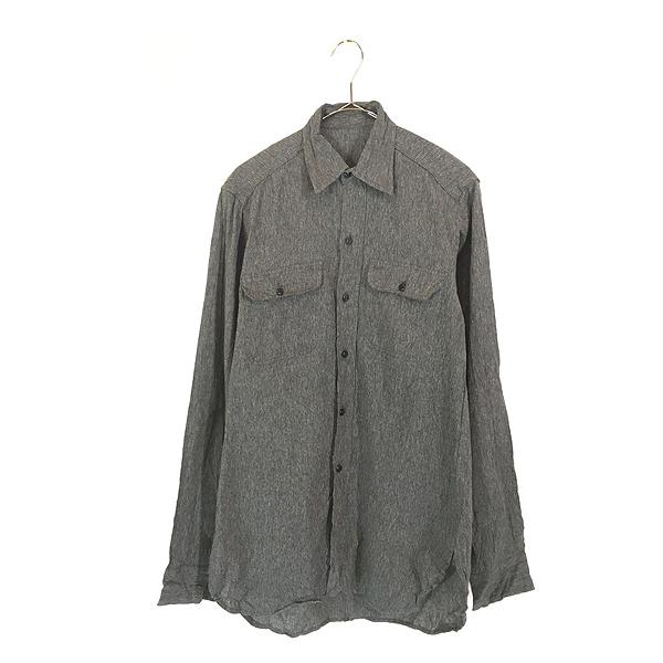 古着 Deadstock!! 40-50s フラポケ 100%コットン ブラック