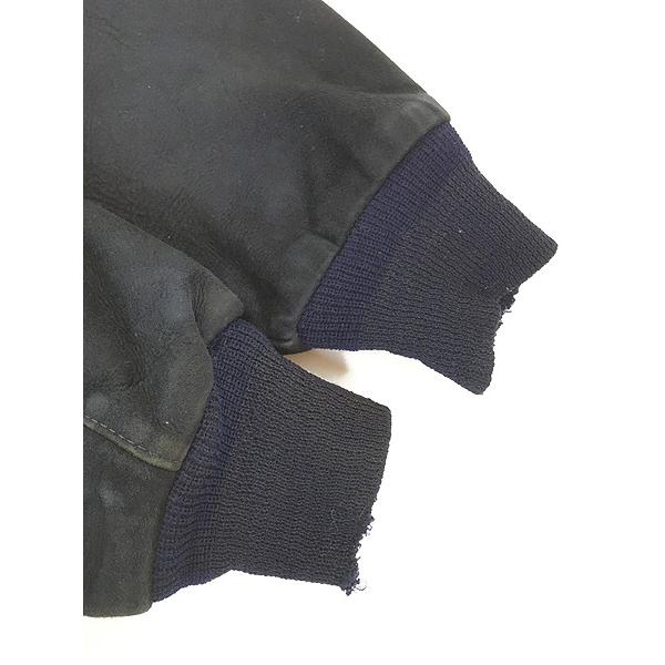 古着 50s Californian 本革 ネイビー ヌバック レザー スポーツ