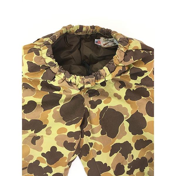 ​USA製 稀少80s Cabela's GORE-TEX ダックカモパンツ L 古着 80s USA製 Cabela's 「GORE-TEX」 ダックハンター カモ 迷彩