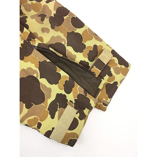 ​USA製 稀少80s Cabela's GORE-TEX ダックカモパンツ L 80's/USA製/Cabela's/迷彩/ダックハンターカモ/ゴアテックス/パーカー