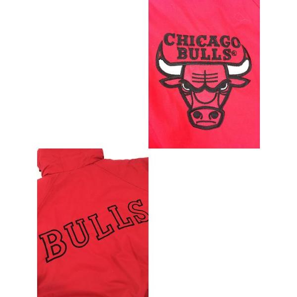 古着 90s NBA Chicago BULLS 2way ウォームアップ ジャケット パーカー