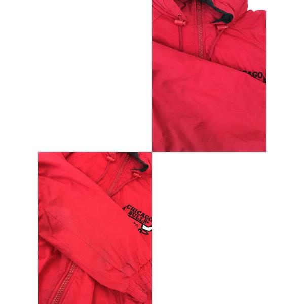 古着 90s NBA Chicago BULLS 2way ウォームアップ ジャケット パーカー