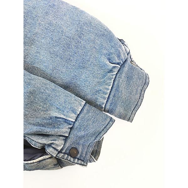 古着 90s Anthony Michael 2way パデッド ブルー デニム スタンド