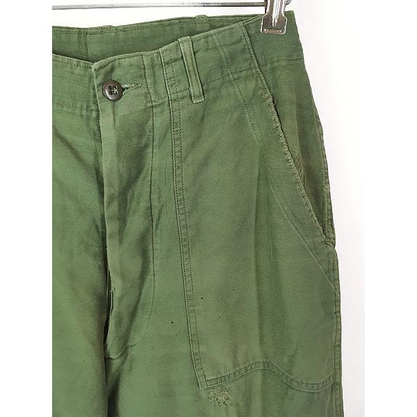 古着 60s 米軍 US ARMY 「初期」 リペア&パッチワーク コットンサテン