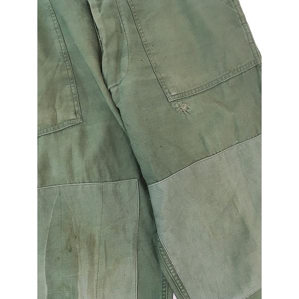 古着 60s 米軍 US ARMY 「初期」 リペア&パッチワーク コットンサテン