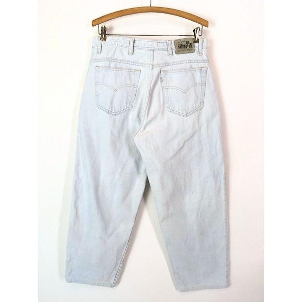 古着 90s Levi's Silver Tab 661-0736 「Loose」 アイスブルー デニム