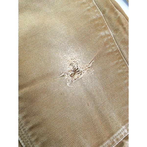 古着 00s USA製 Carhartt 「Helmets to Hardhats」 ブラウン ダック W