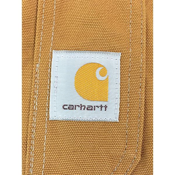 古着 10s USA製 Carhartt 防寒 パデット ブラウン ダック Wニー ワーク