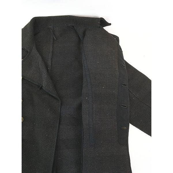 古着 〜50s 日本製 消防団 桜紋 刺し子編み ヘビー コットン 火消し