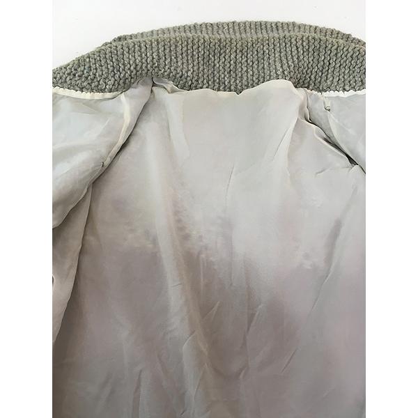 古着 70s 2tone ショールカラー ローゲージ ウール ニット カウチン