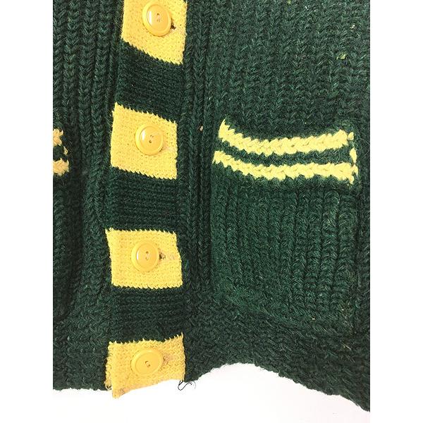 古着 50s Standard ショールカラー ホッケー カーリング ローゲージ