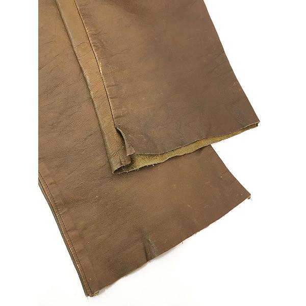 古着 60s HARLEY DAVIDSON ハの字 ポケット 本革 レザー モーター