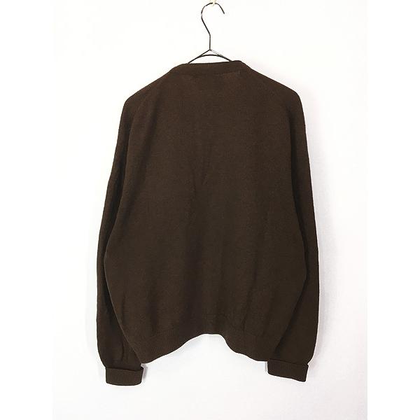 古着 60s USA製 Arnold Palmer Robert Bruce ブラウン ソリッド