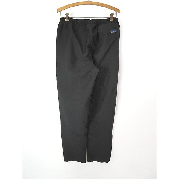 古着 80s USA製 LL Bean × Schoeller Dryskin 傑作 ストレッチ ナイロン アウトドア パンツ 3ポケット ブラック!! M TALL 古着 80s USA製 LL Bean × Schoeller Dryskin 傑作 ストレッチ