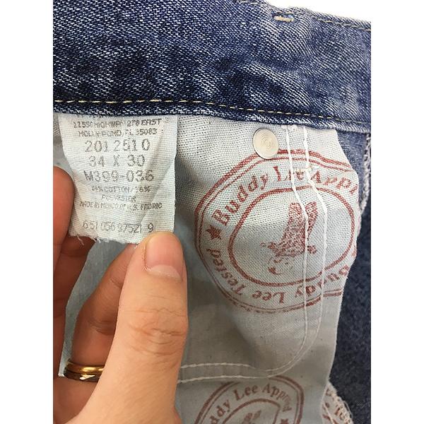 古着 90s Lee Dungarees ×Buddy 「Can't Bust'em」 ブルー デニム