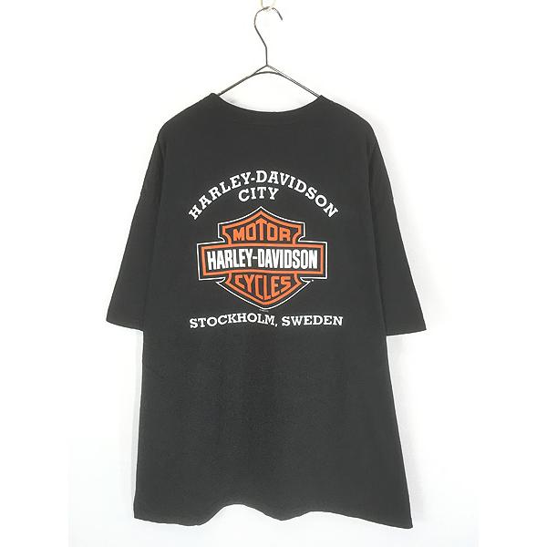 古着 00s HARLEY DAVIDSON ファイヤー イーグル フェイス バー