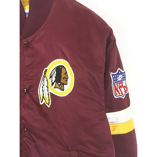 古着 80s USA製 NFL Washington Redskins レッドスキンズ パッチ 光沢