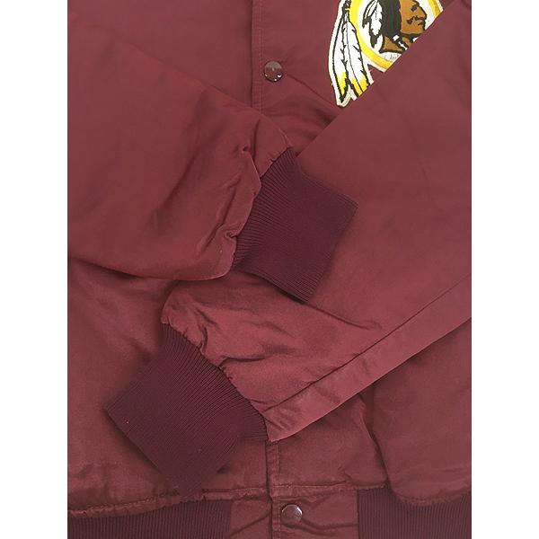 古着 80s USA製 NFL Washington Redskins レッドスキンズ パッチ 光沢
