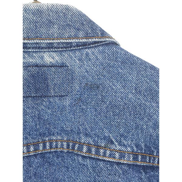 古着 80s USA製 Levi's 70506-0216 ハンド ポケット付 濃紺 ブルー