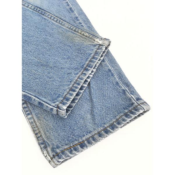 古着 90s Levi's 505-0214 ブルー デニム パンツ ジーンズ スリム W33