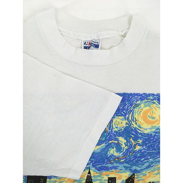 古着 90s USA製 Hillary Vermont 「Starry New Yourk Night」 星月夜