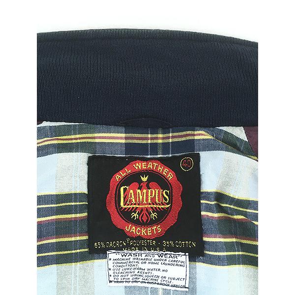 古着 60-70s USA製 Campus 「Wash and Wear」 チェック ライナー