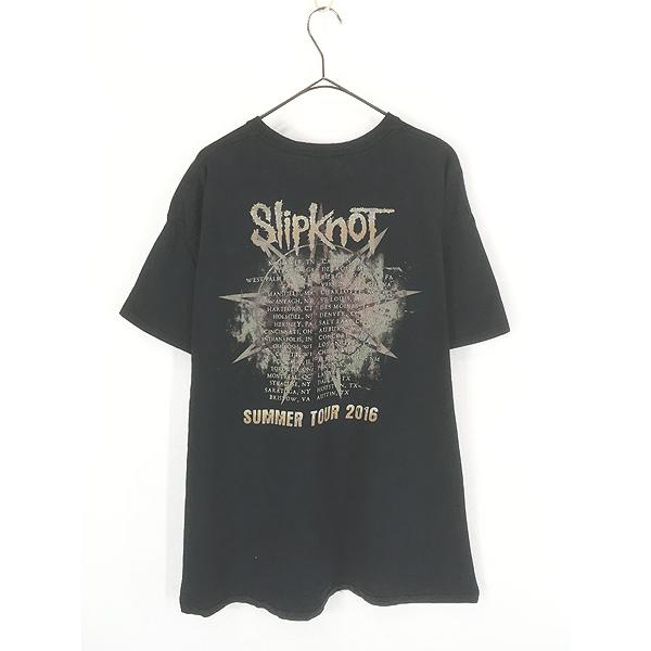 古着 10s Slipknot 「Summer Tour 2016」 覆面 ハードコア ヘヴィ