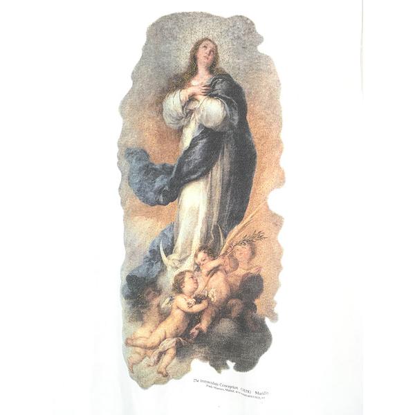 古着 90s USA製 The Immaculate Conception 無原罪の御宿り 聖母マリア イエス キリスト アート Tシャツ L 古着 90s USA製 The Immaculate Conception 無原罪の御宿り 聖母マリア