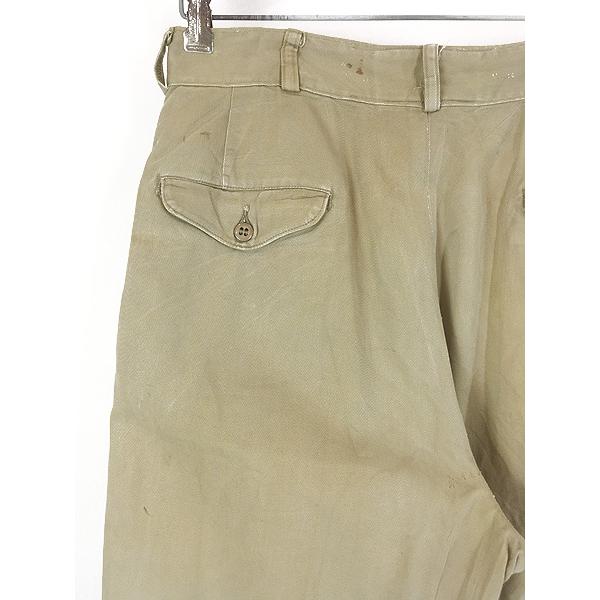 古着 50s 米軍 USMC 「Cotton Uniform Twill Khaki」 ミリタリー