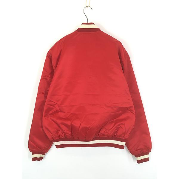 古着 90s USA製 STARTER INDIANA 光沢 サテン カレッジ スタジャン ジャケット XL 古着 古着 90s USA製 STARTER INDIANA 光沢 サテン カレッジ スタジャン