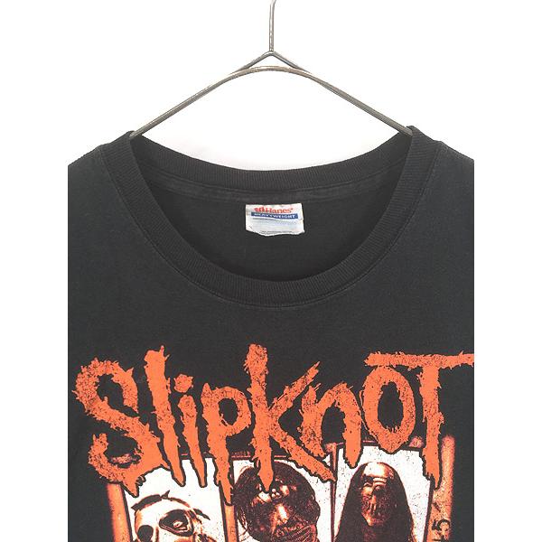 古着 00s Slipknot 「870621345」 覆面 ヘヴィ メタル ハードコア