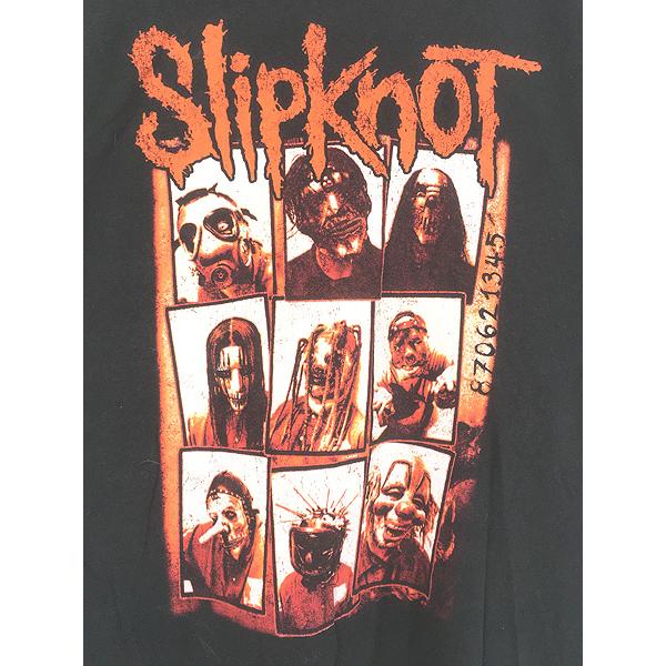古着 00s Slipknot 「870621345」 覆面 ヘヴィ メタル ハードコア