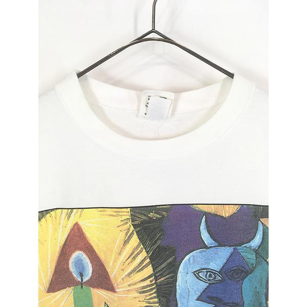 古着 90s USA製 Pablo Picasso 「Palette, Candlestick and Bust of