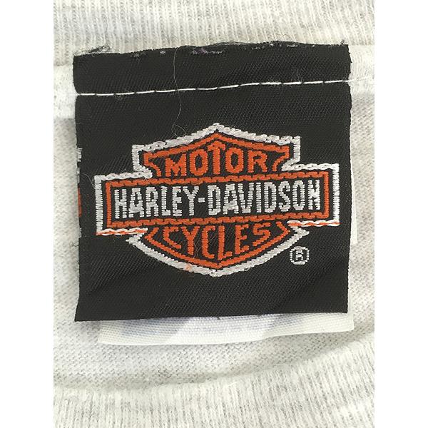 古着 90s HARLEY DAVIDSON イーグル VS ドラゴン Tシャツ XXL : 古着屋