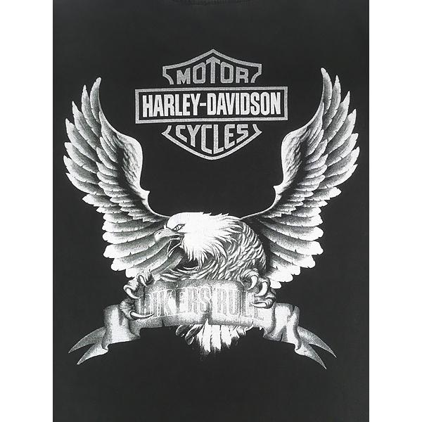 古着 00s- HARLEY DAVIDSON バー&シールド イーグル 両面 プリント T