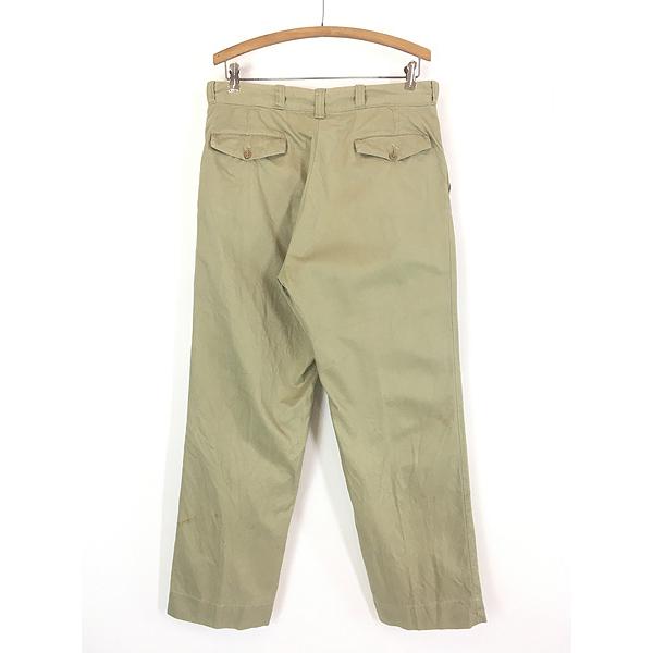 古着 50s Burlington 「Cramerton Army Cloth」 Sanforized スタンプ