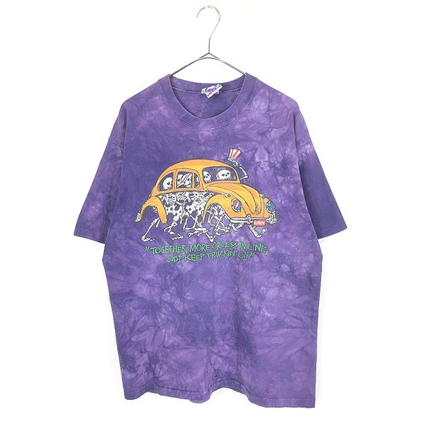 古着 90s USA製 Grateful Dead 「Dead Xing」 スカル ダンシング