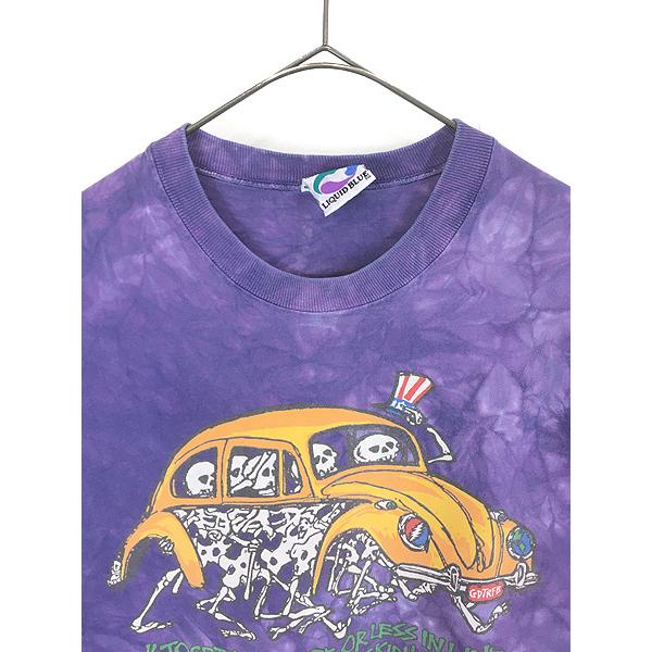 古着 90s USA製 Grateful Dead 「Dead Xing」 スカル ダンシング